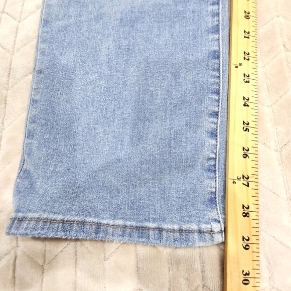 Seven7 High Rise Vintage Straight Distressed Jeans Size 14 New With Tags - Picture 5 of 12
